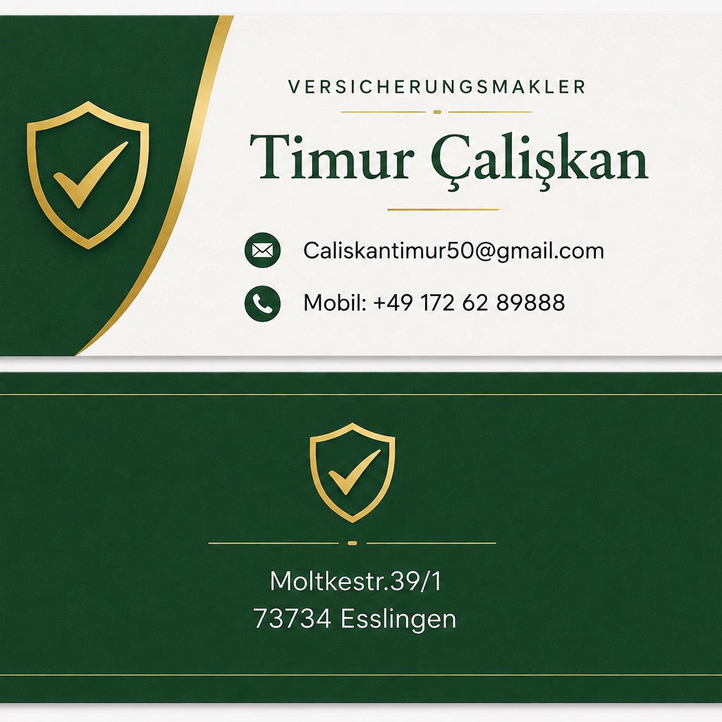Versicherungsmakler Timur Caliskan