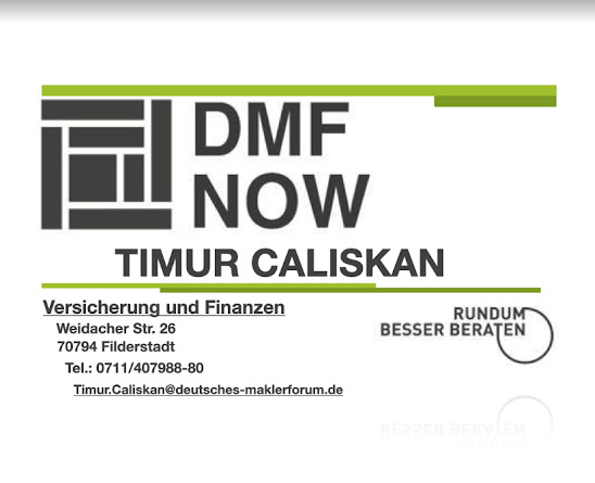 Versicherungsmakler Timur Caliskan